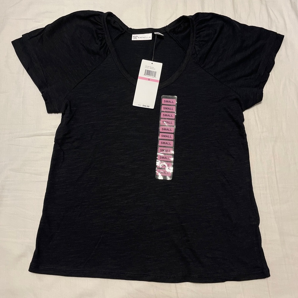 Rafaella Ladies Knit Top Black